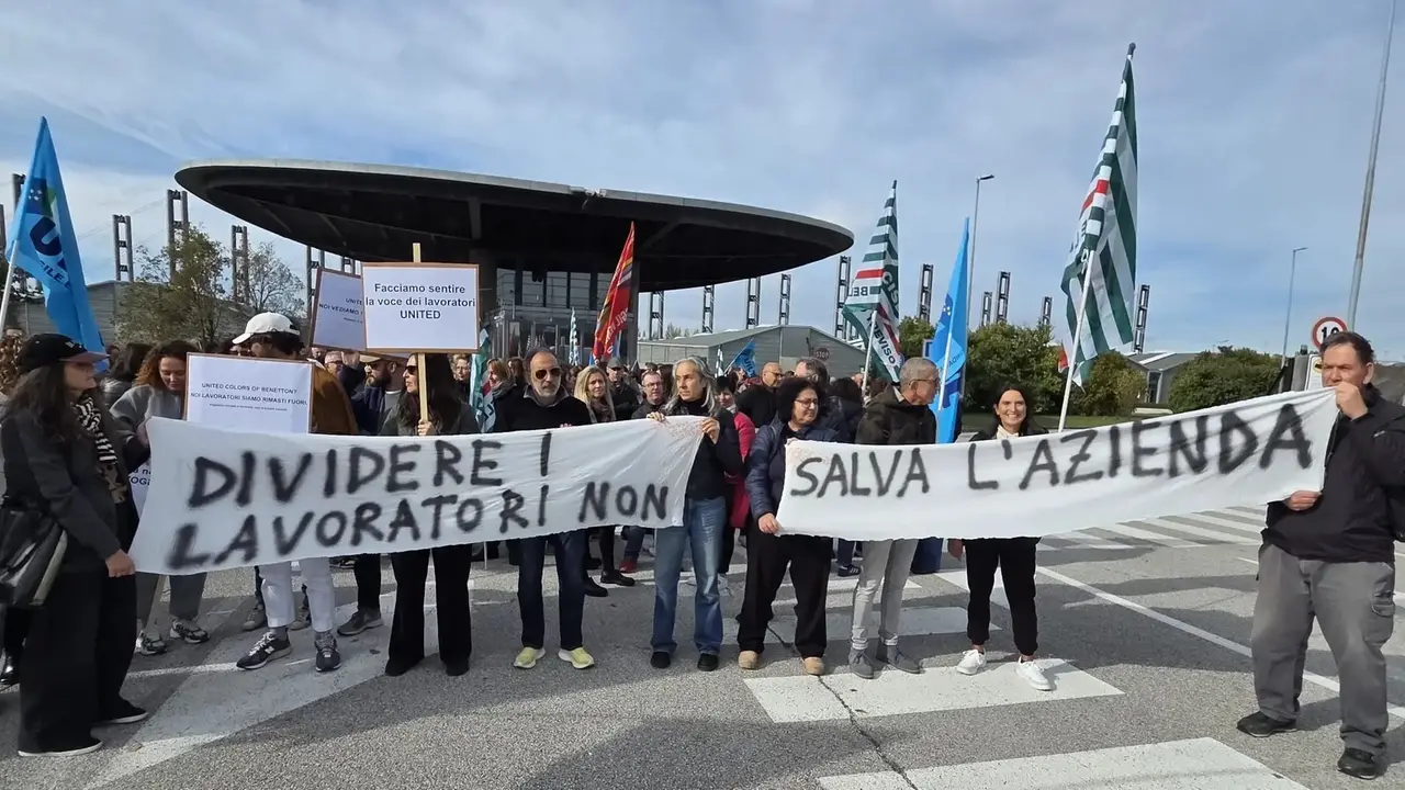 Sciopero Benetton Castrette Villorba