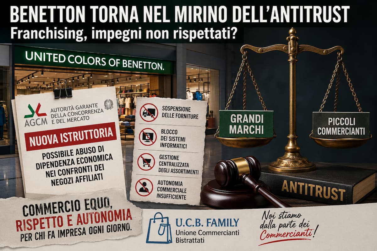Benetton antitrust abuso dipendenza economica