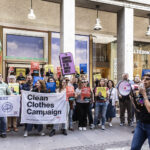 Protesta Benetton Milano TFR