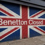 chiusura negozio Benetton Londra Oxford Street